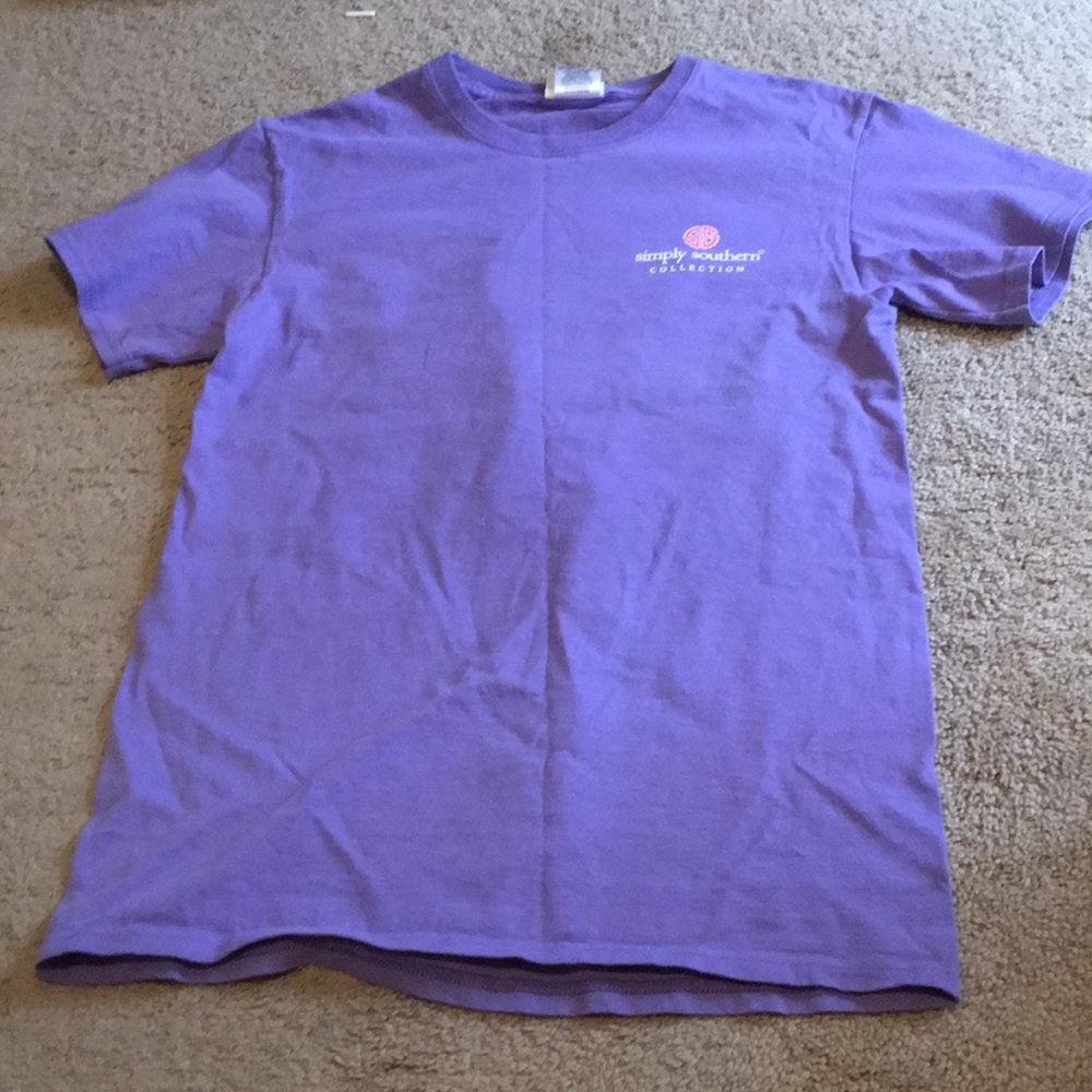 purple simply southern short sleeve shirt